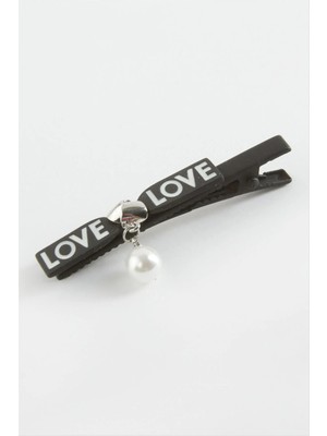 Starseven Love Yazılı Inci Pens Toka