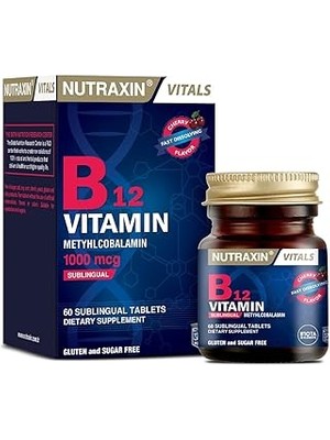 Starseven Nutraxin B12 1000 Mcg 60 Tablet Edici Gıda