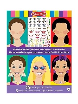 Starseven Melissa &amp; Doug - Çıkartma Kitabı, Yüzler (14195)