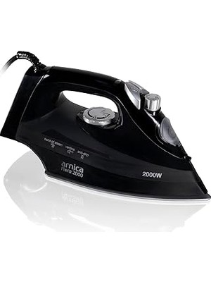 Starseven Arnica Flora 2000 Seramik Ütü Siyah Gümüş