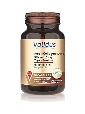 Starseven Validus Type 2 Collagen 40 (Uc2 Patented) Silicium 10 (Orgono Powdwer Patented) 30 Capsules