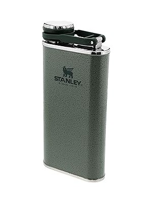 Starseven Klasik Paslanmaz Çelik Cep Matarası, Yeşil (Hammertone Green), 0.23 Litre