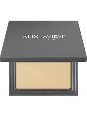 Starseven Alix Avien Kompakt Pudra - 12 Saate Kadar Kalıcılık - Sıcak Cilt Alt Tonu - Compact Powder 09 Golde