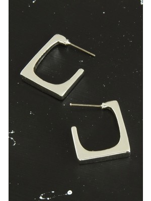 Starseven Kare Yeni Sezon Metal Küpe