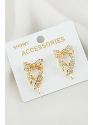 Starseven Fiyong Taşlı Metal Küpe