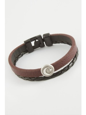 Starseven Ay Yıldız Kaliteli Suni Deri Bileklik