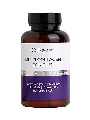 Starseven Hyaluronic Acid Balık, Sığır &amp; Tavuk Kaynaklı Collagen Complex, 1500MG, 90 Tablet