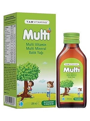 Starseven Tabvitamins Multi Multivitamin Multimineral Balık Yağı Şurup