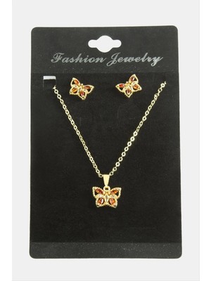 Starseven Zirkon Taşlı Set Kolye