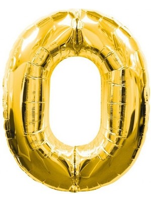 Starseven Altın Sarısı Folyo Rakam Balon 1 Metre