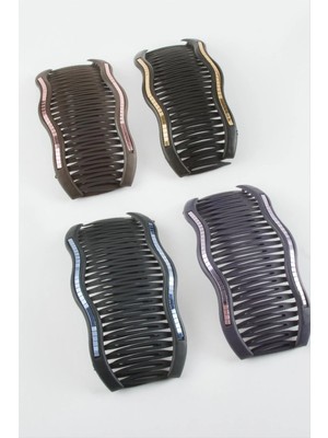 Starseven Ikili Tırnaklı Topuz Tokası 13 cm