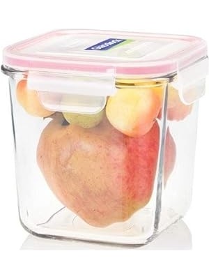 Starseven Bernardo Cam Vakumlu Saklama Kabı Kare, 920ML