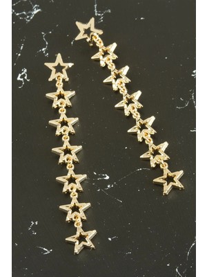 Starseven Yıldız Yeni Sezon Metal Küpe