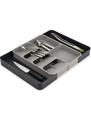 Starseven Joseph Joseph Drawerstore Mutfak Çekmecesi Organizatör Tepsisi, Gümüş Çatal Takımı Aletler
