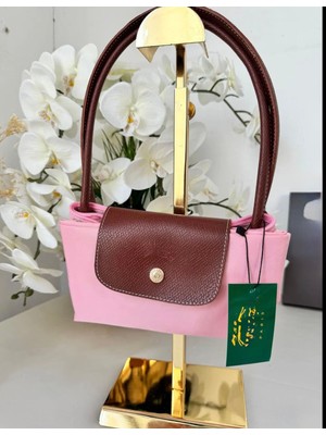 Ges Shop Kadın Pembe Su Geçirmez Omuz Çanta