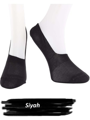 Jiber Erkek Pamuklu Likralı Babet Çorap 7108 - 12 Adet