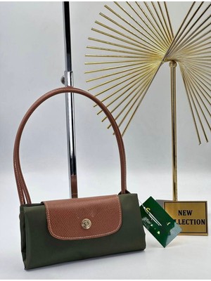 Ges Shop Kadın Haki Su Geçirmez Omuz Çanta