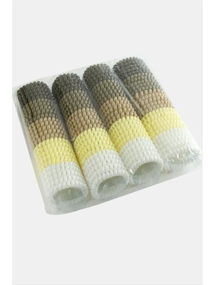 Starseven 100 Adet Renkli Makarna Lastik Toka