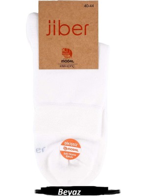 Jiber Erkek Modal Likralı Yarım Konç Çorap 6401 - 12 Adet