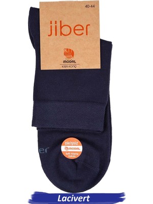 Jiber Erkek Modal Likralı Yarım Konç Çorap 6401 - 12 Adet