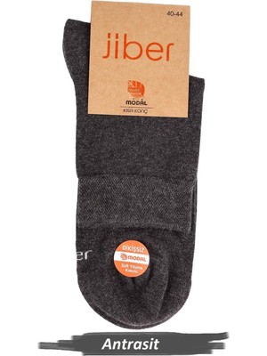 Jiber Erkek Modal Likralı Yarım Konç Çorap 6401 - 6 Adet