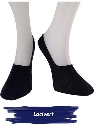 Jiber Erkek Pamuklu Likralı Babet Çorap 7108 - 12 Adet