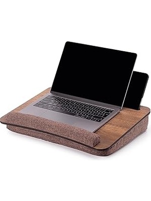 Starseven Vigo WOOD-LS013 Minderli Laptop Sehpası (Ceviz)