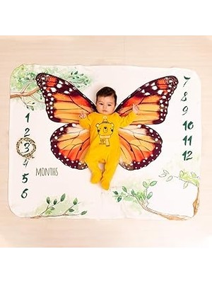 Starseven Tasarımlı Yeni Doğum Hediyesi Bebek Fotoğraf Battaniyesi