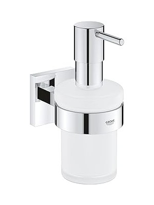 Starseven Start Cube Quickfix Sıvı Sabunluk | Duş/banyo Aksesuarları | Krom | 41098000