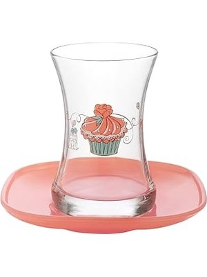 Starseven Lav Cupcake 12'li Çay Seti