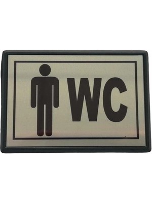 Nacario Mey Ithalat® Yönlendirme Büyük Wc Bay 13X8,5 cm