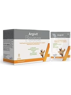 Starseven Argivit Focus L Arjinin, Fosfotidilserin, Multivitamin Multimineral 30 Saşe