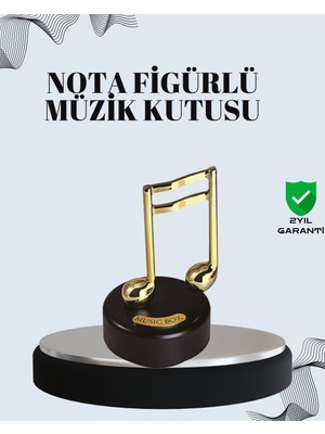 İntora Nota Figürü Müzik Kutusu Melodious Model