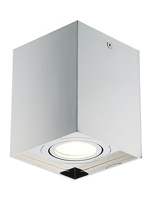 Starseven Lucea Medna Krom Kare. Teklı Plafonyer 1XGU10