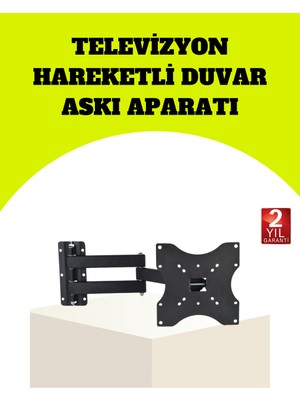 İntora Vesa Uyumlu Hareketli Tv Askı Aparatı Kolay Montaj