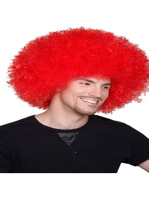 Zemira Kabarık Bonus Peruk - Kırmızı