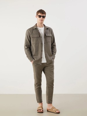 Lc Waikiki Yeni Sezon Standart Kalıp Keten Görünümlü Erkek Pantolon