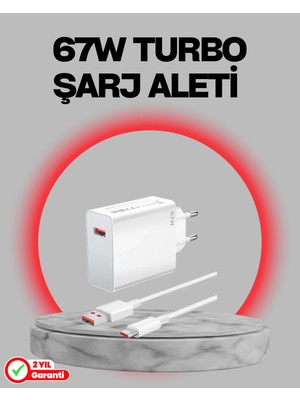 İntora 67 Watt Turbo Destekli Şarj 50 70 90 Uyumlu