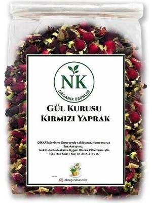 Nk Organik Gül Yaprağı Kırmızı 25GR