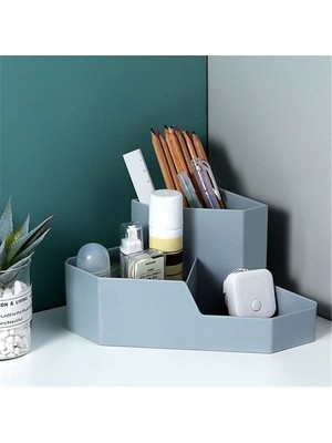 Zemira Çok Amaçlı Masaüstü - Köşe Düzenleyici Makyaj Organizeri