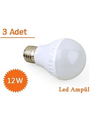 Zemira 12W Tasarruflu LED Ampul ( 3 Adet )