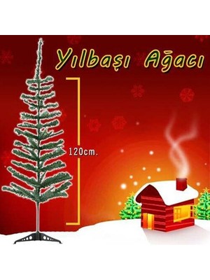 Zemira Yılbaşı Çam Ağacı Gür Dallar 120 cm