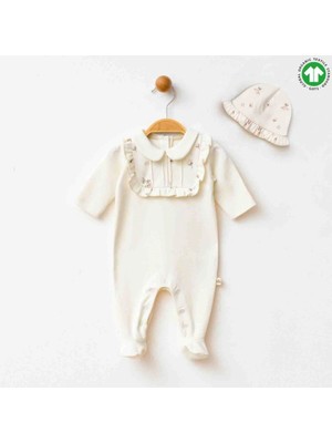 Eslenza Şapkalı Tulum 2240 Krem