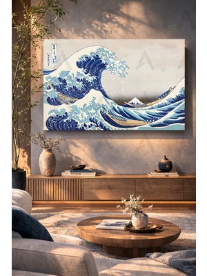 Artease Katsushika Hokusai Büyük Dalga (1825) Kanvas Tablo