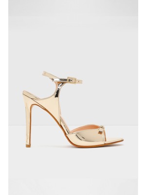 Aldo Leni-Tr Sandalet Yüksek Topuklu Sandalet Abiye Sandalet - Sarı