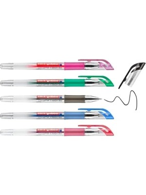 Esranın Dünyası 5 Renkli Jel Roller Kalem Seti, 0,7 mm Uç Kalınlığı ile Yüksek Hassasiyet