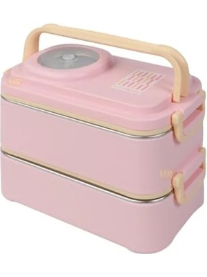 Esranın Dünyası 1200ML Iki Katlı 4 Bölmeli Sefer Tası