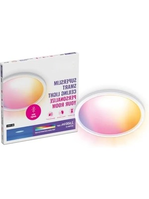 Esranın Dünyası 22W Beyaz Sıva Üstü Rgb LED Tavan Armatürü - 42 Cm, 2600 Lumen
