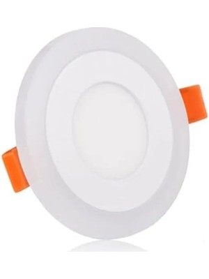 Esranın Dünyası Çift Renkli 3+3 Watt LED Panel Tavan Spot Lambası - Mavi-Beyaz