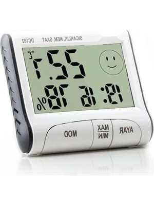 Esranın Dünyası Iç Mekan Termometre ve Nem Ölçer Saat